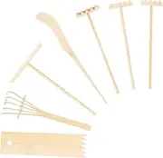 1 Set Miniature Rakes for Zen Garden Decorative Desktop Rakes Creative Present for Relaxation for Sandboxes and Home Decor