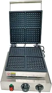 Waffle Cooker New 4 Slice Belgian Electric Waffles Maker Non Stick 4 Piece Plate