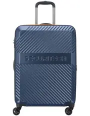 [Delsey] Securitech Patrol Medium Suitcase 66cm 3219110535501 in Blue