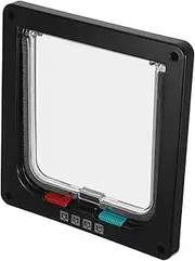 Alasum Pet Door for Cats and Dogs User Friendly Design for Easy Installation Windows and Walls Ensures Controlled Access for Various Pet