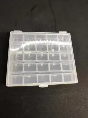 Bobbin case with room for 25 metal bobbins