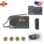 Compact TECSUN PL-380 DSP FM Stereo Radio with Multi-Band Tuning & Sleep Timer
