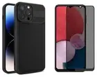 Case Cover+Tempered Glass Spy for Samsung Galaxy A04S A13 A14 A33 A54
