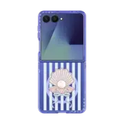 Galaxy Z Flip7 Impact Magnetic Case Oyster Pearl