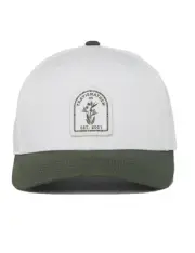 TravisMathew Men's Fire Mountain Adjustable Snapback Hat Cap, Vanilla Ice