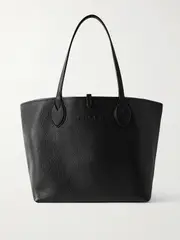 [Gucci] Gucci - Totissima Reversible Textured-leather And Canvas-jacquard Tote - Black - One size One size Black