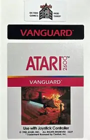 Atari 2600 Replacement Label - Vanguard