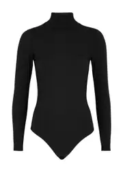 Spanx Suit Yourself Ribbed Stretch-jersey Bodysuit - Black - XS (UK6 / XS) XS (UK6 / XS)