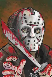 Jason Voorhees....original acrylic painting