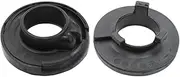BIAREN Pair Rear Lower And Upper Rubber Suspension Spring Seat Cup Mounts For VW Volkswagen T5 Transporter Caravelle Multivan (2003-2015) 7H0511150B 7H0511149B