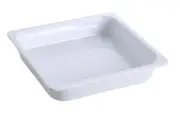 Yanco China GN-313 GN White Melamine 2/3 Rectangular Food Pan - 6 Each