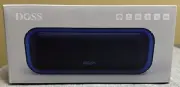DOSS Bluetooth Speaker, SoundBox Pro Wireless Speaker Blue New Sealed