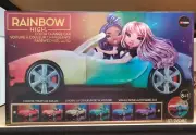 Rainbow High Color Change Car –Convertible Vehicle, 8-in-1 Light-Up Colors NEW