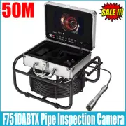 50M / 164FT Pipe Inspection Camera HD Drain Sewer Camera With 7 Inch IPS Monitor