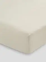 Linen House 01725G630 300TC Cotton Percale King Bed Fitted Sheet, Linen