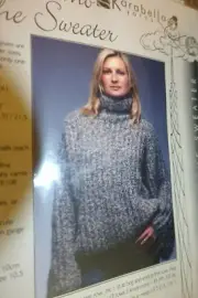 Karabella Knitting Pattern KK265 Camissimo Brioche Sweater 44-52
