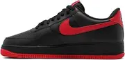 [Nike] Air Force 1'07 Mens Low Black University Red Size 12