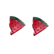 Fresh Mini Watermelon Hair ClipAcetate Hair ClipSmall Claw Clip for WomenPack...