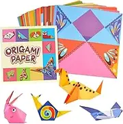 Folding Paper Kit, Colorful Paper for Kids | Colorful Folding Animal Cards Set - Crafting Kit Educational Toys for Preschool Learning Activities, Proge Supplies