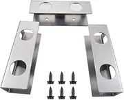MOTRAIN Universal Under Desk Laptop Mount, Metal Bracket Shelf Holder for Laptops, MacBooks, Keyboards, and Tablets, Under Table Laptop/Keyboard Storage, Silver