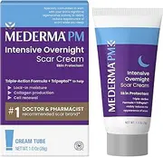 Mederma PM Intensive Overnight Scar Cream - Advanced Scar Treatment that Works with Skin's Nighttime Regenerative Activity - 1.0 oz (28g), White