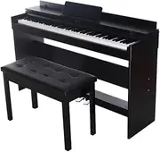 88-Key Hammer Action Digital Piano Keyboard with Bench and Accessories