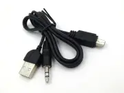 3.5mm and USB to Mini USB Speaker Aux Cable Adapter Charger for iHome Speaker