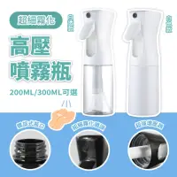 在飛比找momo購物網優惠-【賀惟生活用品】高壓連續噴霧瓶 300ml(連續噴霧瓶 酒精