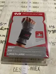 New McDavid Level 2 Wrist Sleeve 4-Way Elastic with Gel Buttress & Straps 5131