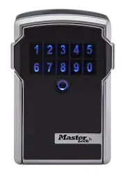 Master Lock 5441D 3-1/4-inch Wide Bluetooth Electronic Wall Mount Lock Box