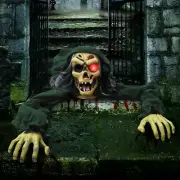 Motion-Activated Light-Up Zombie Groundbreaker for Halloween