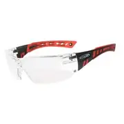 Safety Glasses Scope Speed - Black/Red Frame Anti Fog Anti Scratch - - Box of 10