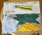 Pineapple Windsock 40” Go fly A Kite 1995 New