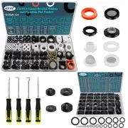 KEZE 1241 Pcs SAE O-Ring & Bevel Washer and Plumbing Flat Washers Assortment ...