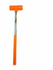 NEW 6 Lb 20in. Orange Rubber Deadblow Hammer Mallet Tool Automotive Woodworking
