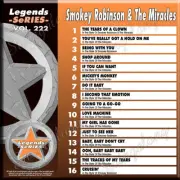 SMOKEY ROBINSON & THE MIRACLES R&B SOUL NEW LEGEND SERIES Karaoke CD+G Vol-222