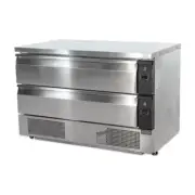 Polar U-Series 2 Drawer Counter Fridge Freezer 6xGN - Under Bench Freezers (D...