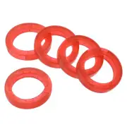 Key Caps Covers Rings, 10 Pack 0.9" Keys Identifiers Covers Coding Tags, Red