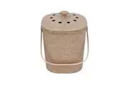 Eco Basics 4L Plant-Based Compost Kitchen Waste Bin Garbage Trash Pot Pebble
