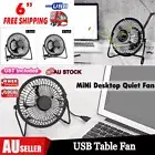 USB Desk Fan Table Fan Small Portable USB Powered Mini Cooling Quiet Personal