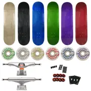 Moose Canadian Maple Skateboard with Independent Trucks, Spitfire Wheels