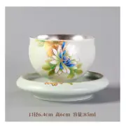 Hand-painted Gilt Tea Cup Pure Handmade Household Kung Fu Ceramic Sample Tea Cup