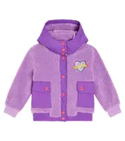[Marc Jacobs Kids] Marc Jacobs Kids Hooded teddy jacket Y 4 purple