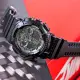 【CASIO 卡西歐】G-SHOCK 潮流迷彩指針數位雙顯錶款-黑-GA-100CF-1ADR