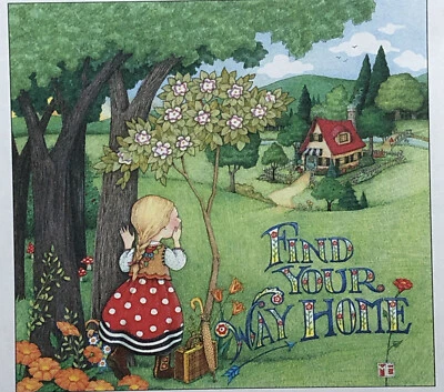 Mary Engelbreit Handmade Magnet-Find Your Way Home