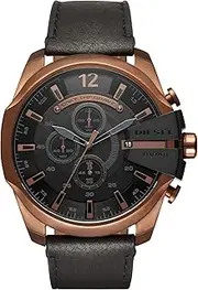 [Diesel] Stainless Steel & Leather Watch