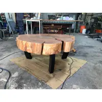 在飛比找蝦皮購物優惠-台灣檜木原木桌板 自然不規則形 原木桌