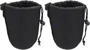 DRESSOOS Carry Anywhere DSLR Lens Pouch Compact Stylish Made of Neoprene Protects from Moisture Dust