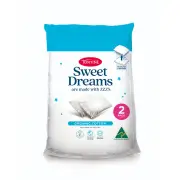 Sweet Dreams Organic Cotton 2 Pack Pillow - Medium