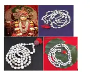 Original Vaijanti Japa Mala 108 Beads &Rudraksha Goddess Laxmi Krishna Chanting